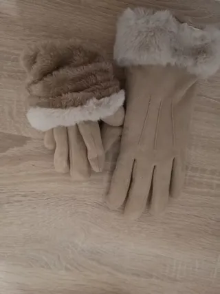 Guantes suaves forrados de pelo
