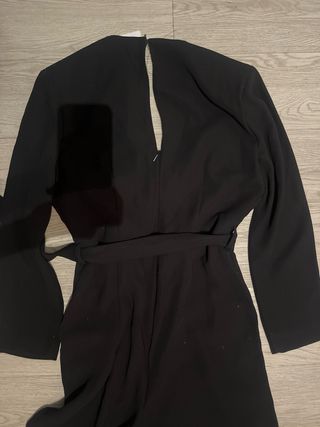 Mono Mango fiesta plateado negro talla M