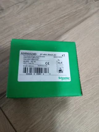A9R60240 Interruptor Diferencial 2P 40A 30mA