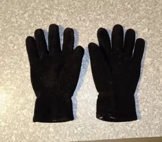 Guanti Invicta neri con logo verde