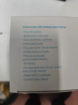 2 bobine per mulinelli da pesca