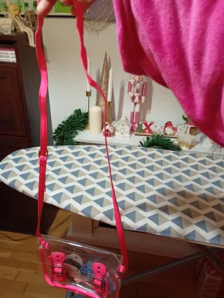 Bolso transparente El Corte Inglés rosa