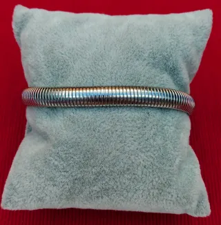 Pulsera Brazalete Unisex Plata