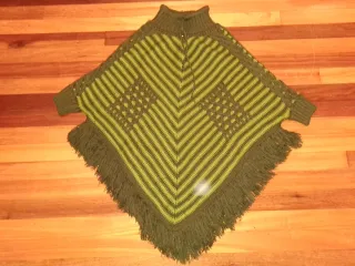 Poncho Pashmina Verde