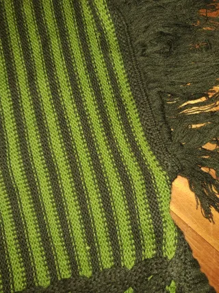 Poncho Pashmina Verde