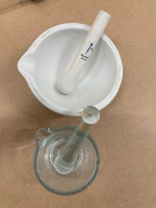 Lote material laboratorio vidrio