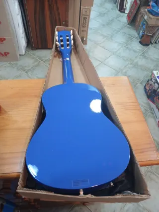 Guitarra Clásica Musicallcy Azul
