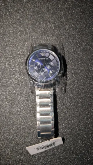 Reloj Emporio Armani Azul y Plateado