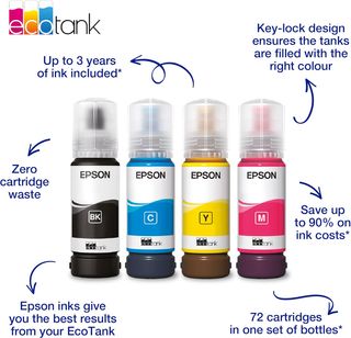 Epson C13T00P140 Tinta 104 negro, 4500 Lados EcoTa