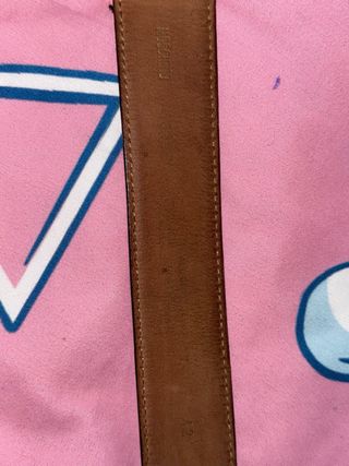 Cinturón Moschino Negro y Dorado