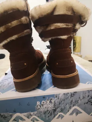 Botas Roxy nieve, lluvia, invierno Pelo Marrones