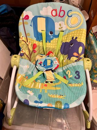 Hamaca para bebé con diseño de animales