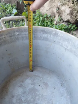 Olla grande de aluminio SIN TAPA