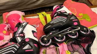 Patines en línea niña Talla 35-38 + Protecciones