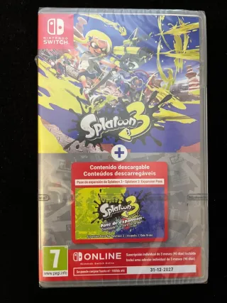 PRECINTADO Splatoon 3 + Expansion Pass + 3 Meses O