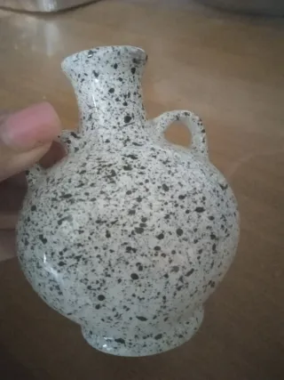 Vaso Ceramica Bianco e Nero