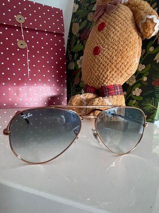 Gafas Ray-Ban New Aviator Azul Dorado