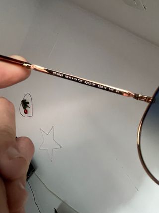 Gafas Ray-Ban New Aviator Azul Dorado