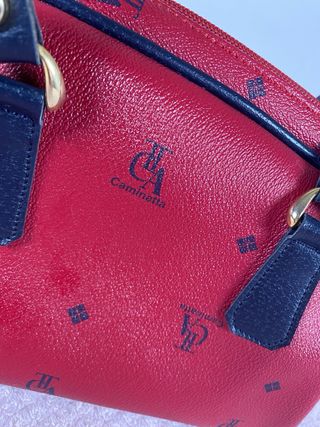 Bolso Caminatta Rojo y Negro