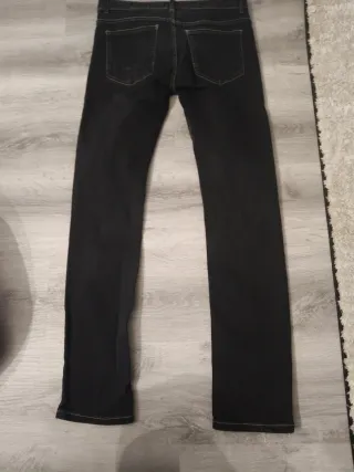 Pantalón Vaqueros Slim Fit Negro Talla XS Kiabi