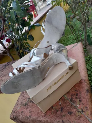 Scarpe da ballo Charles argento