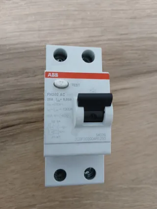 Interruptor Automático Diferencial ABB FH202 AC 25