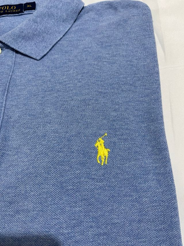 Polo Ralph Lauren Manga Larga Azul XL