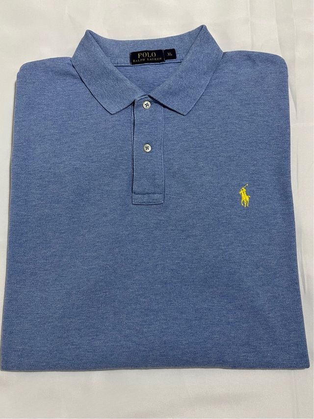 Polo Ralph Lauren Manga Larga Azul XL