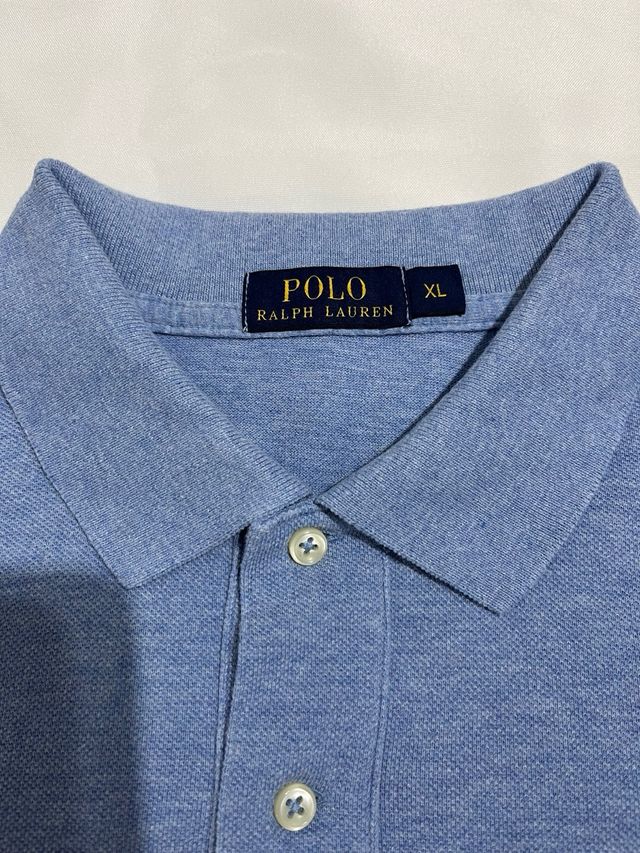 Polo Ralph Lauren Manga Larga Azul XL