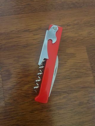 Cavatappi apribottiglie coltellino