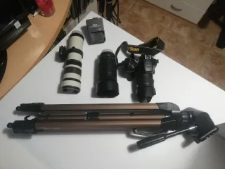 Cámara Nikon D3500 + Objetivos