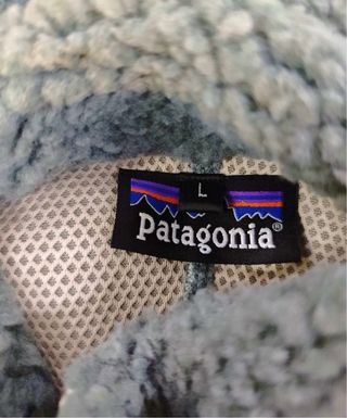 Forro Polar Patagonia Gris y Azul
