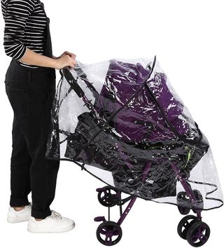 1pc PVC Transparente Universal Plegable Impermeabl