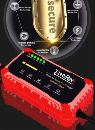 Cargador Batería Coche 12V