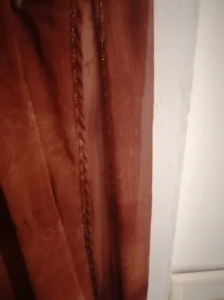 Túnica fiesta semitransparente marrón