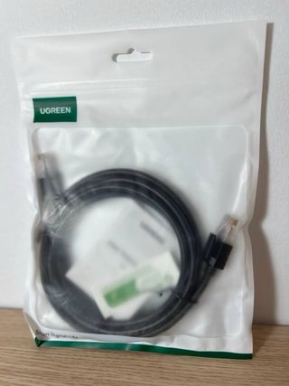 Cable Ethernet Ugreen Cat6A UTP 2m Negro