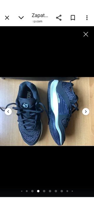 Zapatillas Nike KD16B  azules,mujer,Talla 36.5