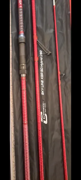 Lote Caña Cinnetic Skyline XSR + Mochila