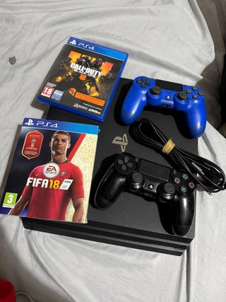 PS4 Pro + 2 Mandos + 2 Juegos