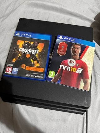 PS4 Pro + 2 Mandos + 2 Juegos