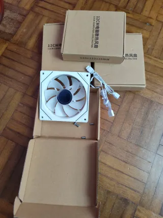 4 Ventiladores ARGB LJ-4PRO 12CM