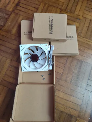 4 Ventiladores ARGB LJ-4PRO 12CM