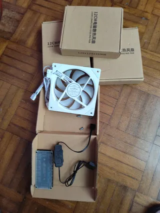 4 Ventiladores ARGB LJ-4PRO 12CM