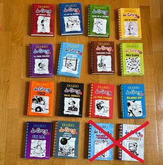 Lote 14 libros colección El Diario de Greg
