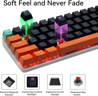 SHANGZHAOYUAN Teclado para videojuegos, teclado me