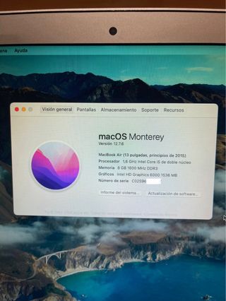 MacBook Air 13 2015 SSD 250Gb