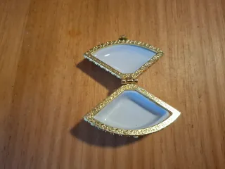 Joyero/Pastillero Porcelana Vintage Egipcio