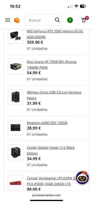 Ordenador Gaming R5 3600 RTX2060