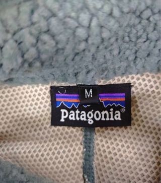 Forro Polar Patagonia Azul y Gris