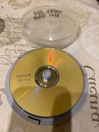 7 DVDs Vírgenes Doble Capa Maxell DVD+R DL